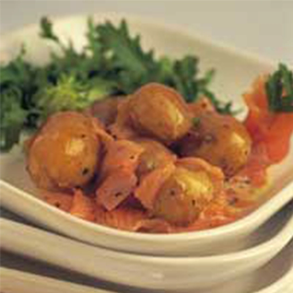 Smoked Salmon & Potato Salad with Dill & Mustard Dressing